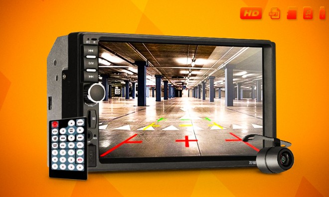 7'' Multimédiás autórádió