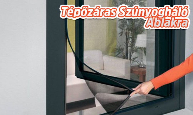 Tépőzáras szúnyogháló ablakra