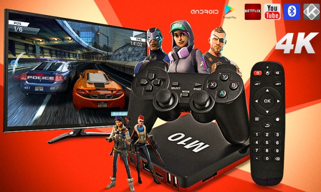 M10 TV Box Android TV okosító