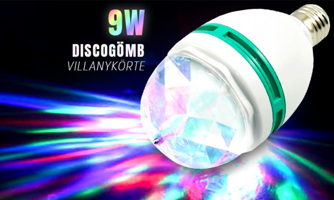 Disco gömb villanykörte