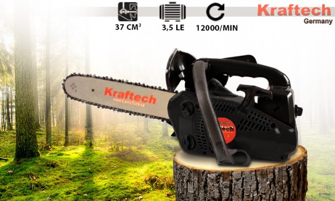 Kraftech egykezes láncfűrész