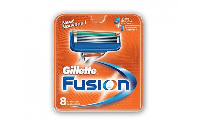 8 db Gillette Fusion penge 3
