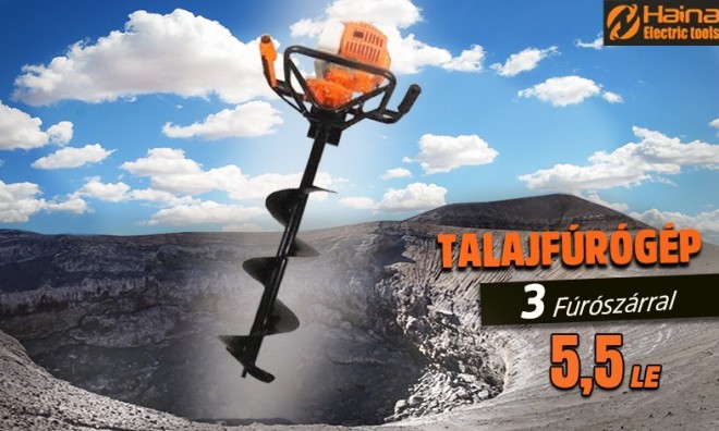 Haina benzines talajfúró