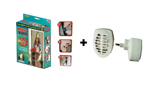 Szúnyogháló + rovarcsapda
