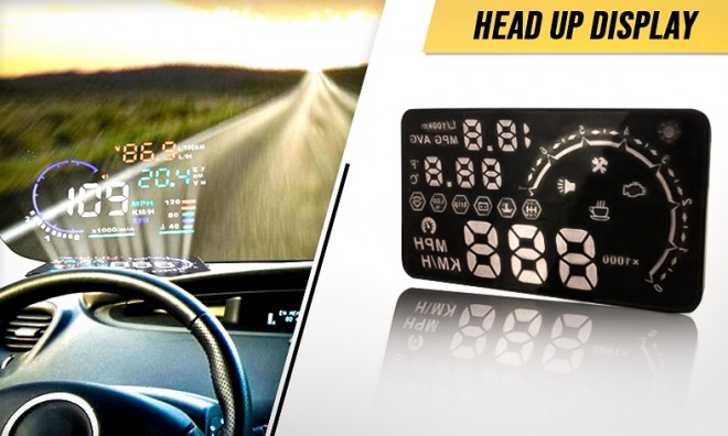 Head Up Display kijelző 