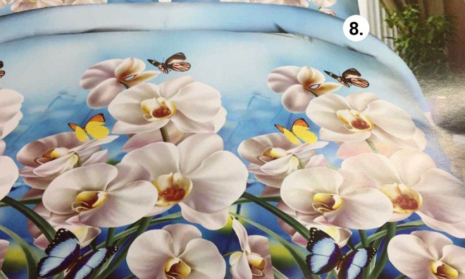 7 részes 3D ágynemű garnitúra 8