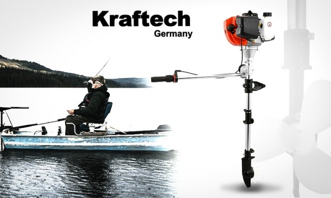 Kraftech Benzines Csónakmotor