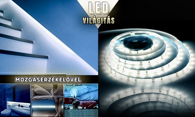 Ágy alatti LED világítás