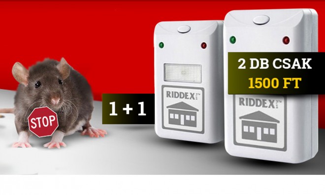 2 db rovar és rágcsálóriasztó