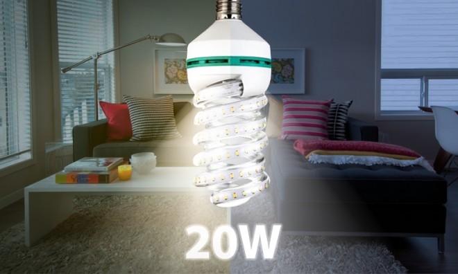 20W spirál LED izzó