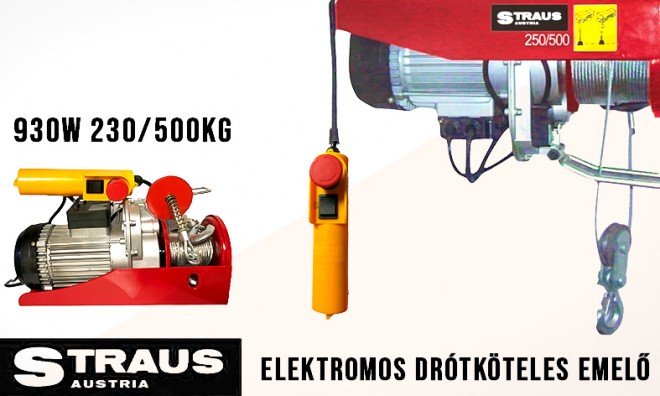 Straus Drótköteles Emelő