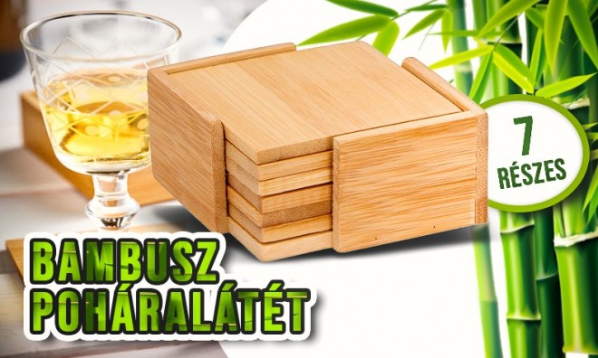 Bambusz poháralátét