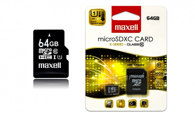 64GB Maxell microSDHC