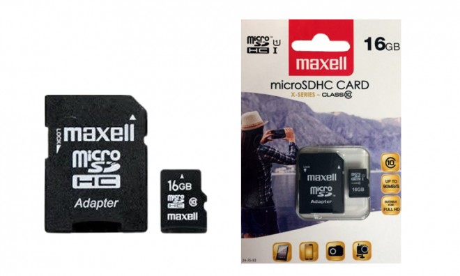 16GB Maxell microSDHC