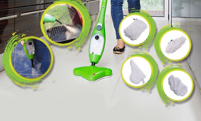 H2O Mop X5 gőztisztító + fej 2