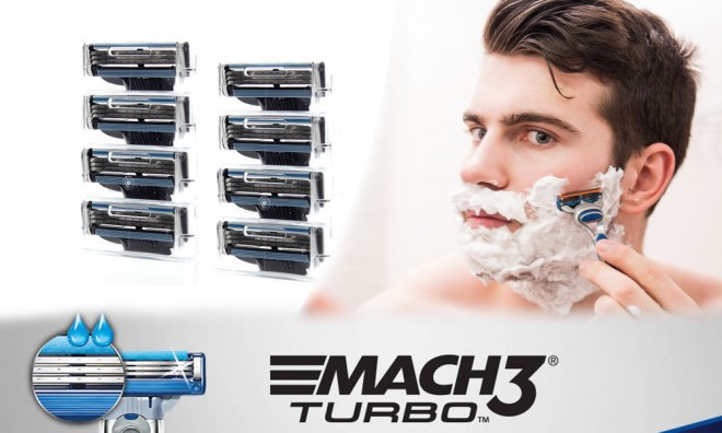 8 db Gillette Mach 3 Turbo