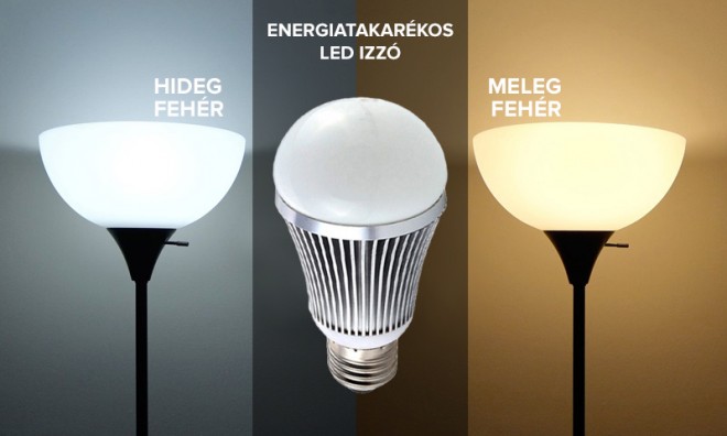 9W-os E27-es LED izzó