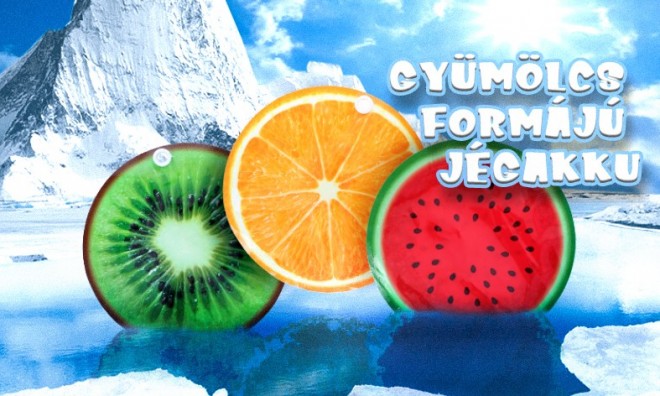 Gyümölcs Mintás jégakku szett