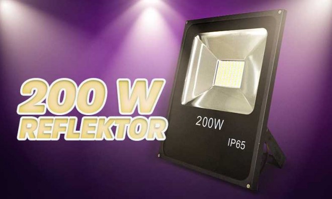 200 wattos SMD LED reflektor
