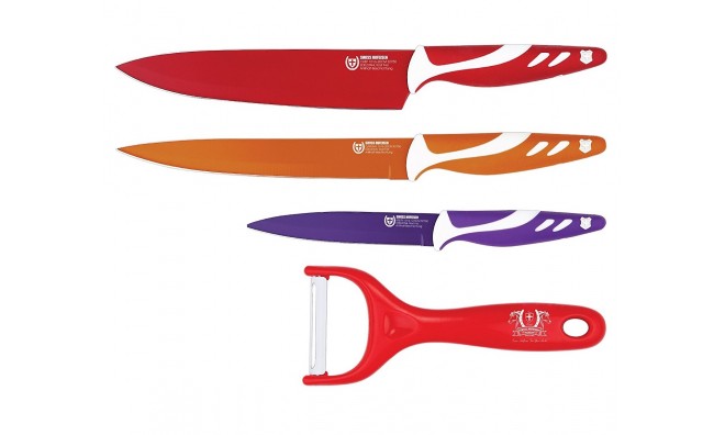 3+1 részes kerámia késkészlet