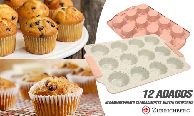 12 Adagos Muffin Sütőforma