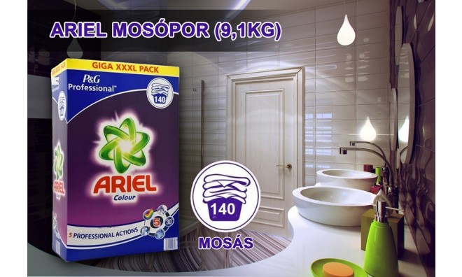 Ariel mosópor 9,1 kg 2