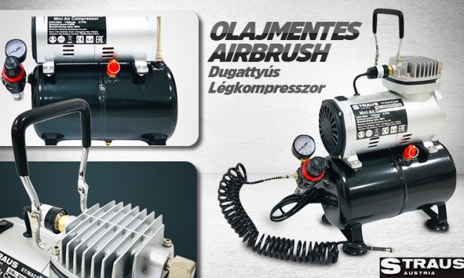 Straus Air Brush kompresszor