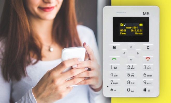 Kisméretű kártya telefon 2