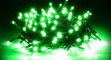 100 LED zöld fényfüzér  2 - min