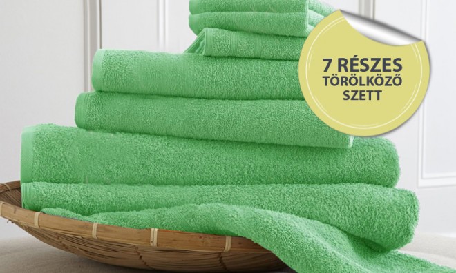 7 részes AQUA törölköző szett 3