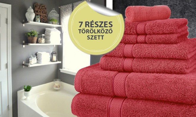 7 részes AQUA törölköző szett 4
