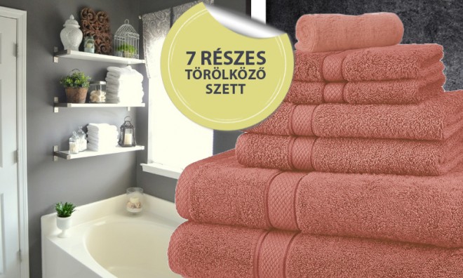 7 részes AQUA törölköző szett 6