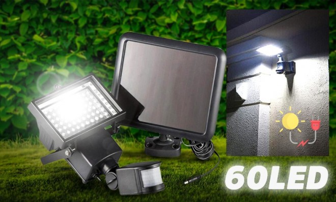 60 LED Solar LED reflektor
