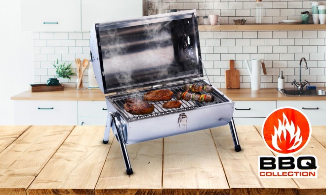 BBQ INOX Asztali Grill