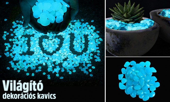 Világító kavics