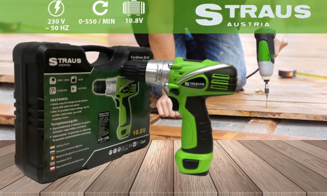 Straus akkus fúró csavarozó 2