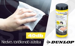 Dunlop nedves törlőkendő 40db