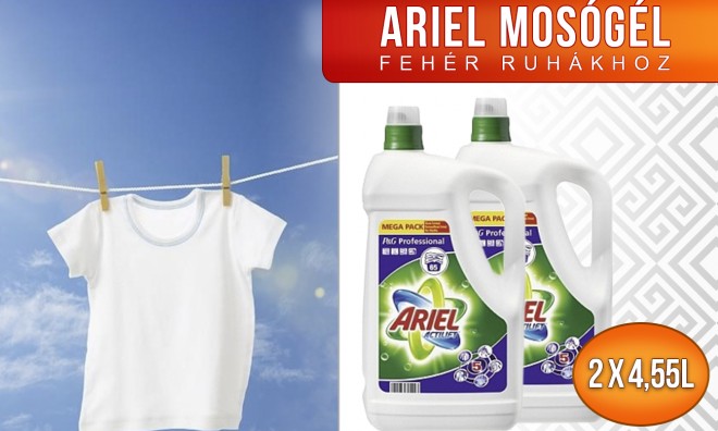 Ariel mosógél 2 x 4,55 liter 2