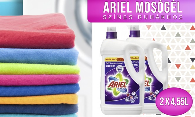Ariel mosógél 2 x 4,55 liter 3