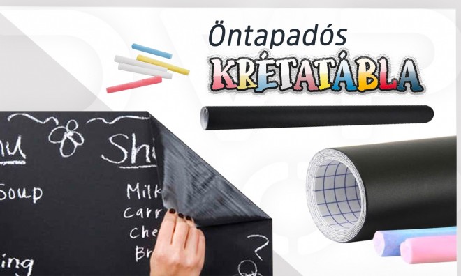 Öntapadós krétatábla