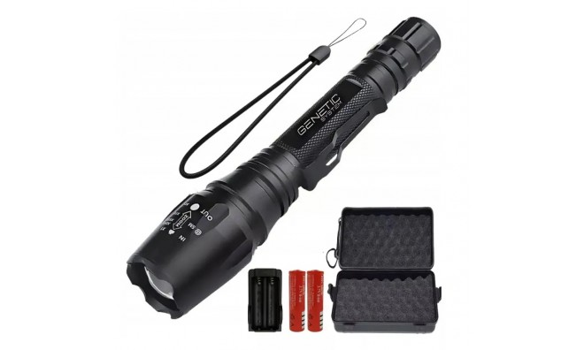 Katonai led xml-t6 zseblámpa