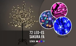 Sakura XMAS LED fa 72 izzóval