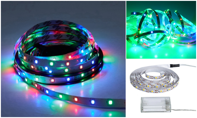 3m elemes LED szalag színes