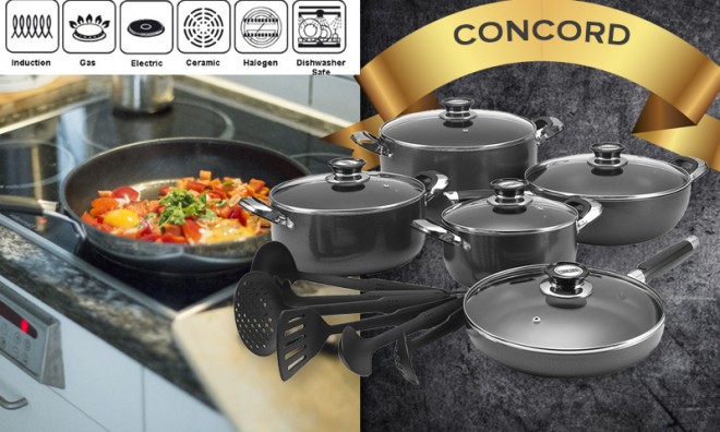 16 részes Concord edény