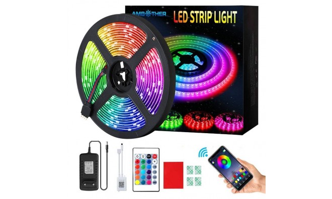 RGB LEDsor appról vezérelhető