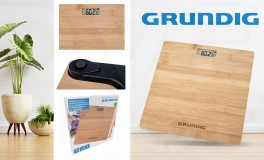Grundig bambusz személymérleg