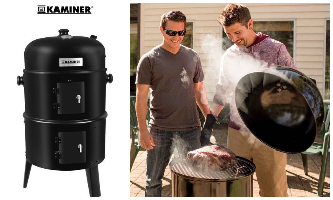 3az1-ben BBQ grill és füstölő