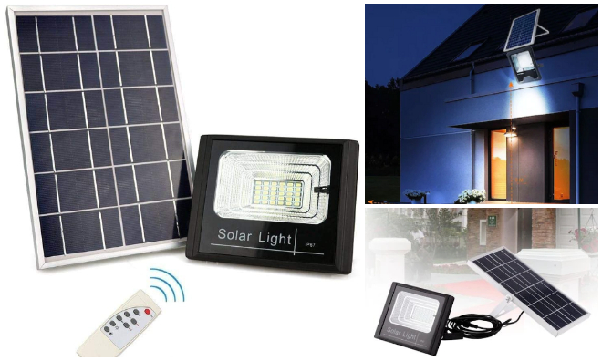 Solar Light 20W LED lámpa