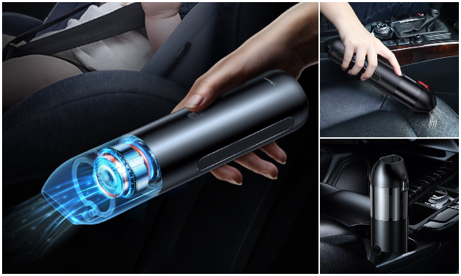 Akkumulátoros mini porszívó