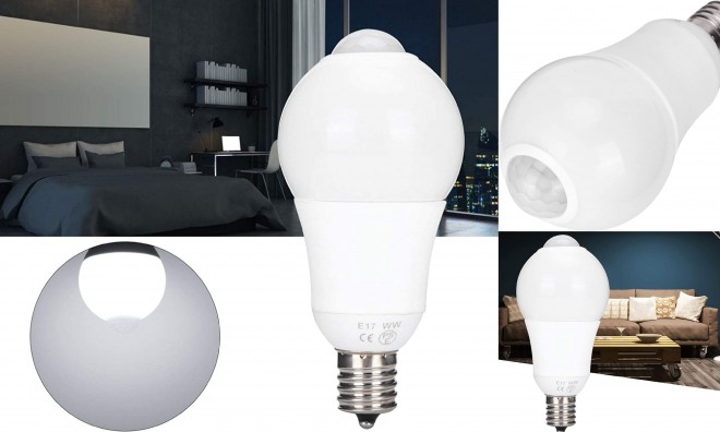Mozgásérzékelős 9W LED IZZÓ